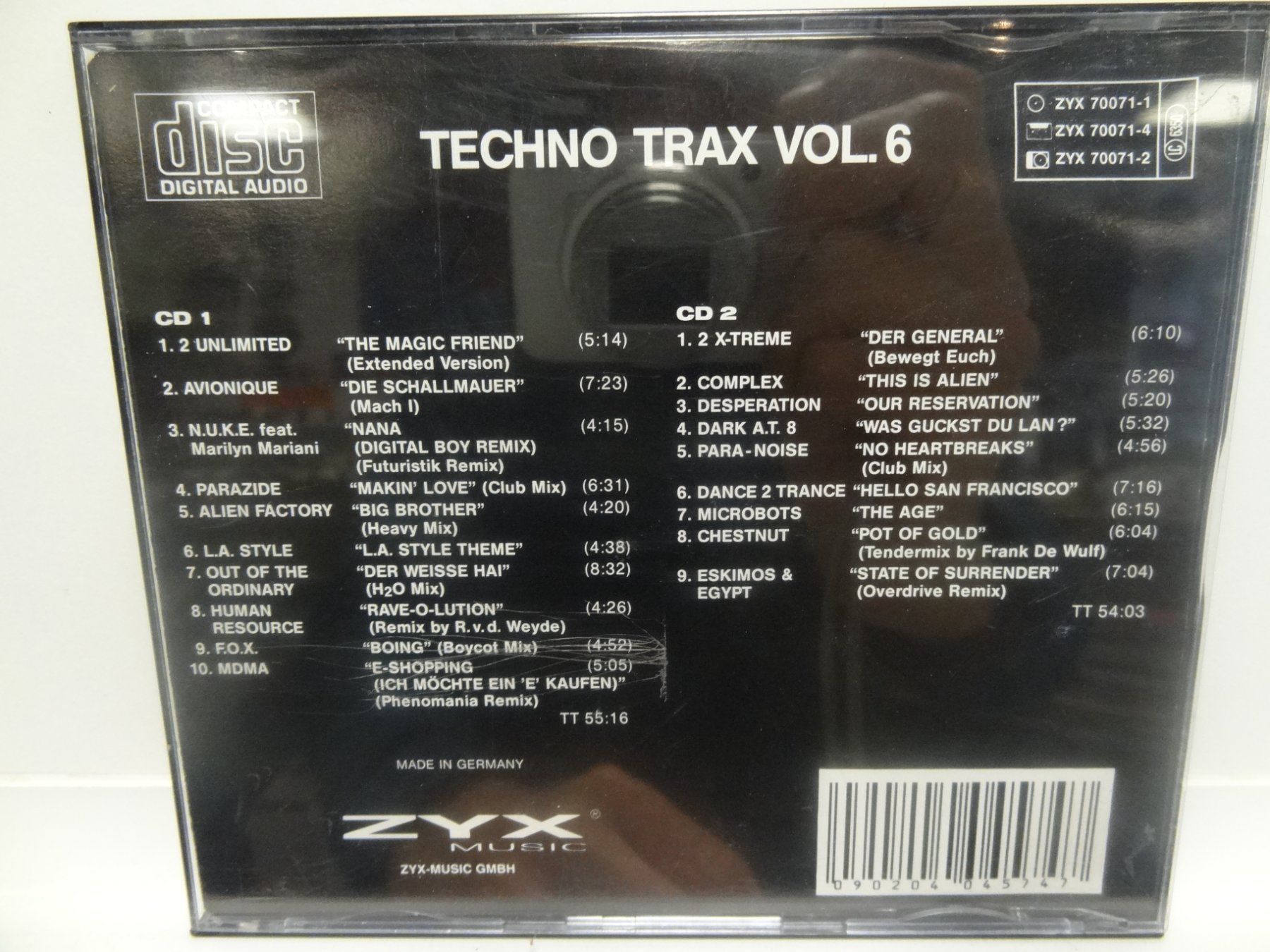 CD: Various, Techno Trax Vol. 6 – Usato da luzern venduto da musicandart 1