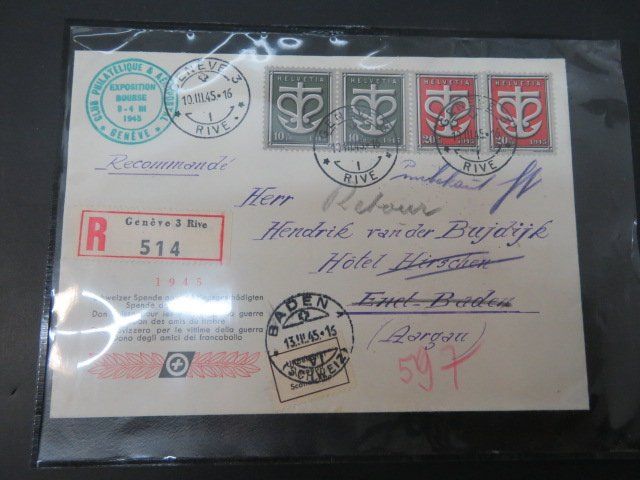 Tutti i francobolli: Alter Brief  1945 – Usato da Pfyn venduto da sagenruthe