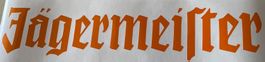 JÄGERMEISTER Aufkleber Top Angebot
