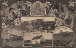 Alte Ansichtskarte Mariastein mit Stempel, 1973