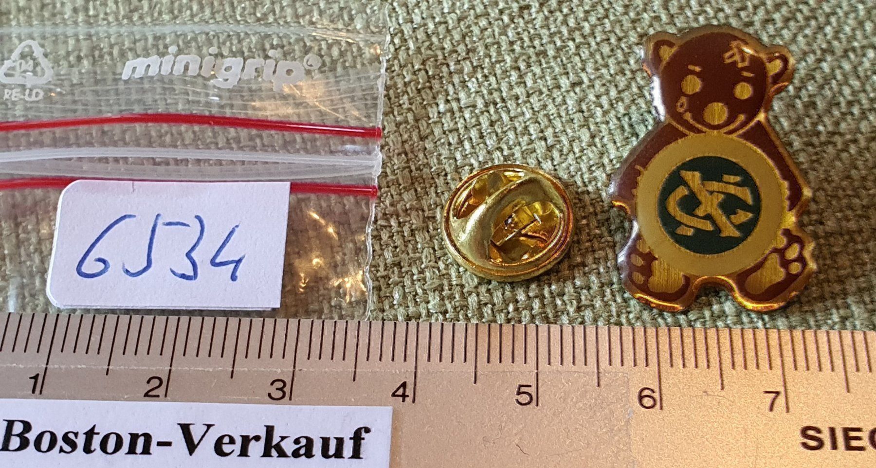 Placchette & Badge: G534 - Pin  XC  Bär – Usato da Reinach BL venduto da Boston-Verkauf 1