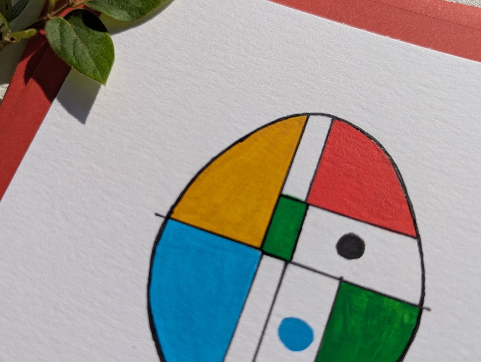 Karten: Unique hand painted Easter Card – Neu und originalverpackt aus Winterthur von LaVieColor 2