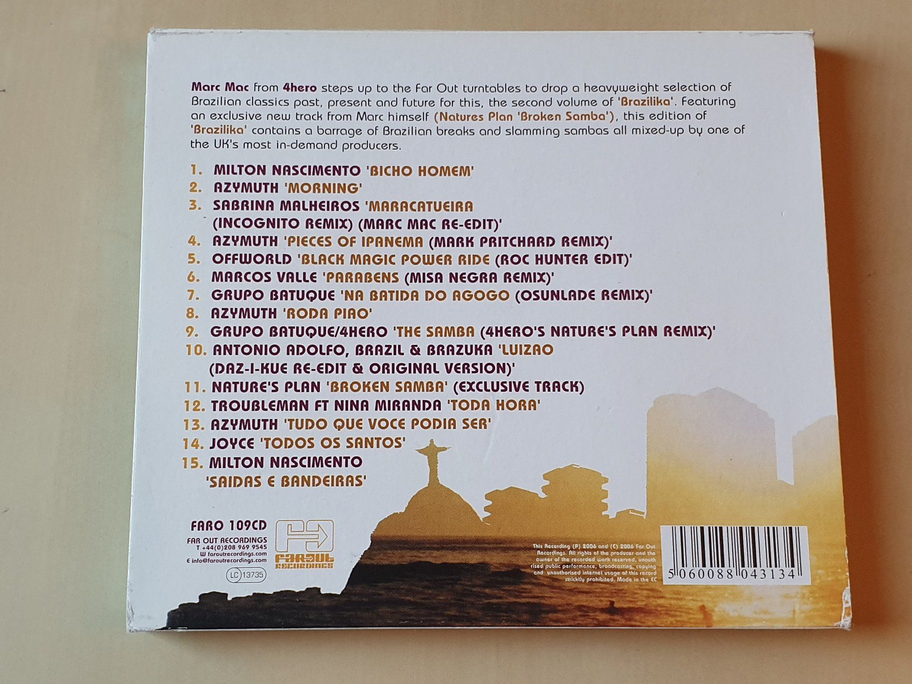 CD: 4 Hero presents Brazilika – Usato da Stansstad venduto da collectorsshop 1