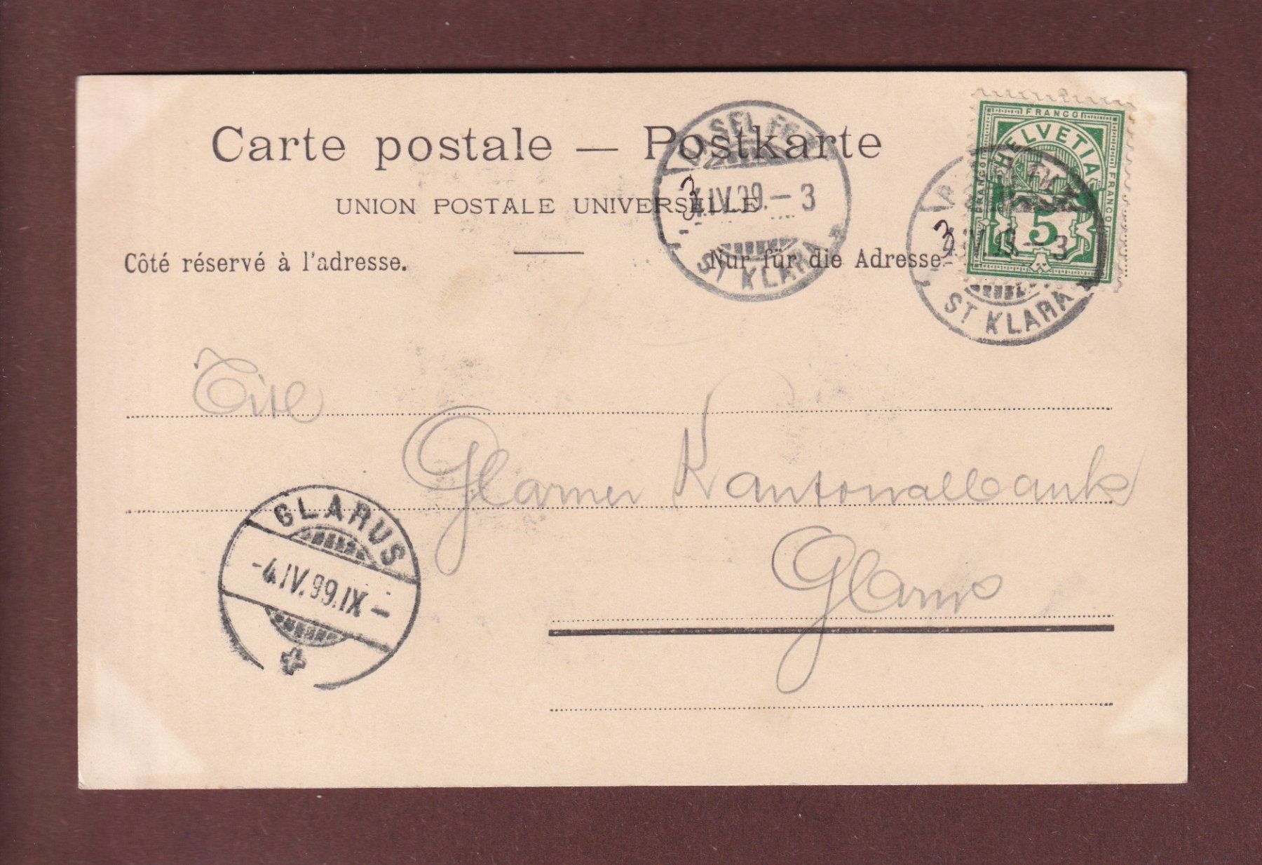 Cartoline postali: BASEL - Spalentor - 1899 CPN – Usato da Pully venduto da nicecards 1