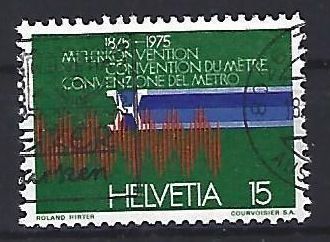 Tutti i francobolli: 1975 - 100 Jahre Meterkonvention – Usato da Schaffhausen venduto da poststamp