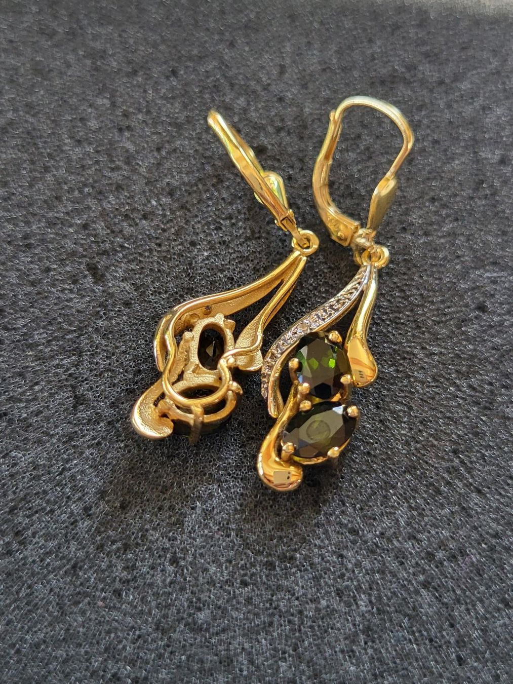 Ohrringe & -stecker: Gold 750  Brillanten/Steinen Ohrhänger – Gebraucht aus Wald ZH von Dasilver 6