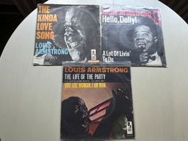 LOUIS ARMSTRONG tolle Singles Kult Jezz Dixieland Top Hit