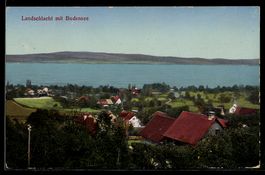 AK Landschlacht, Ortsansicht mit Bodensee