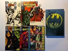 Batman Time Warp Schuber, 6 Comic Hefte 29-34, Beilagen