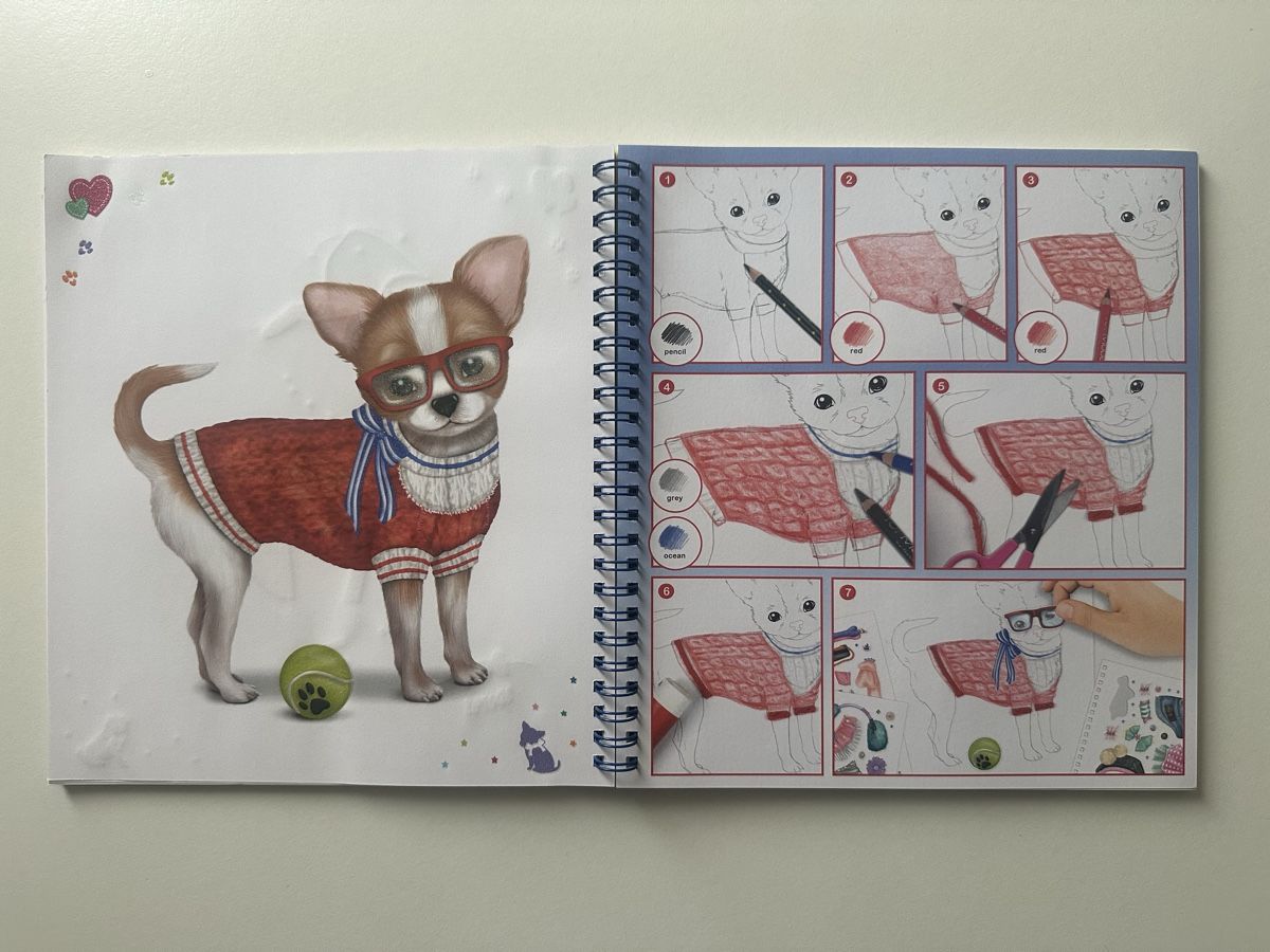 Libri: Top Model Malbuch und Stickerheft Hund – Nuovo e nell'imballaggio originale da Uetendorf venduto da Gar_9pvy 5