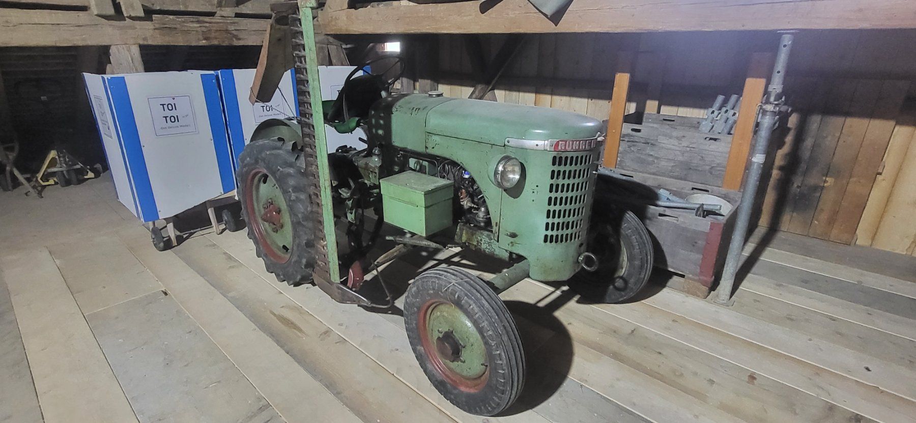 Bührer Trattori: Bührer SO4 Traktor Benziner mit Mähbalken – Usato da Egg SZ venduto da Bko1
