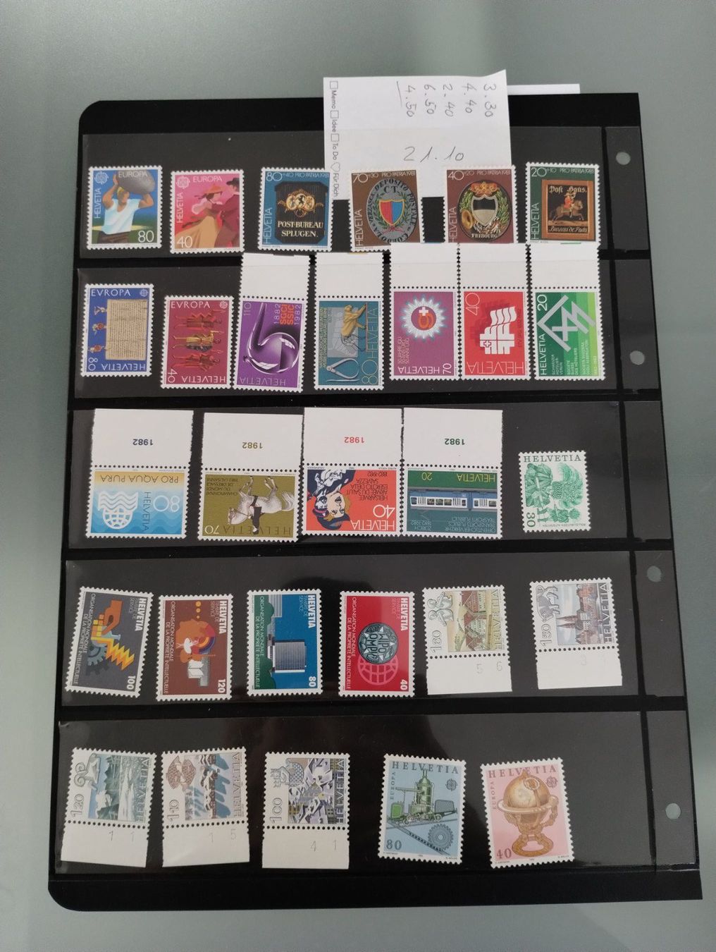 Alle Briefmarken: Frankaturware Fr.90.-- – Neu und originalverpackt aus Spiez von cemikaphi 2