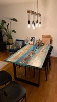 Esstisch aus Massivholz 180 x 90 x 77