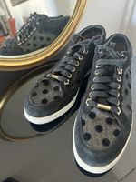 Baskets Jimmy Choo noires à pois, taille 38, parfait état!