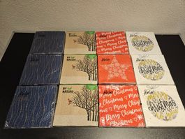Neu - Servietten - Weihnachten - 12 Packungen - 33cm x 33cm