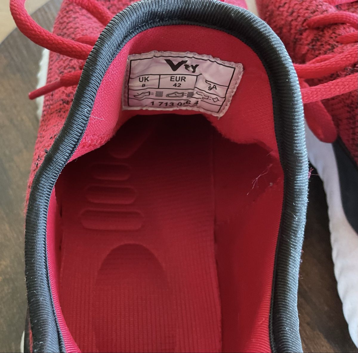 Herrenschuhe: Herren Schuhe Sneaker Vty rot Gr. 42 – Gebraucht aus Trimbach von Lexli11 3