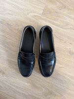 massimo dutti loafers black , never worn , brand new