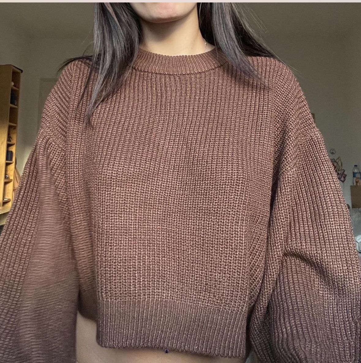 Maglioni & Felpe: Brauner Strickpullover Oversize Look Pullover Zara H&M cos – Usato da Zürich venduto da Lotta1509