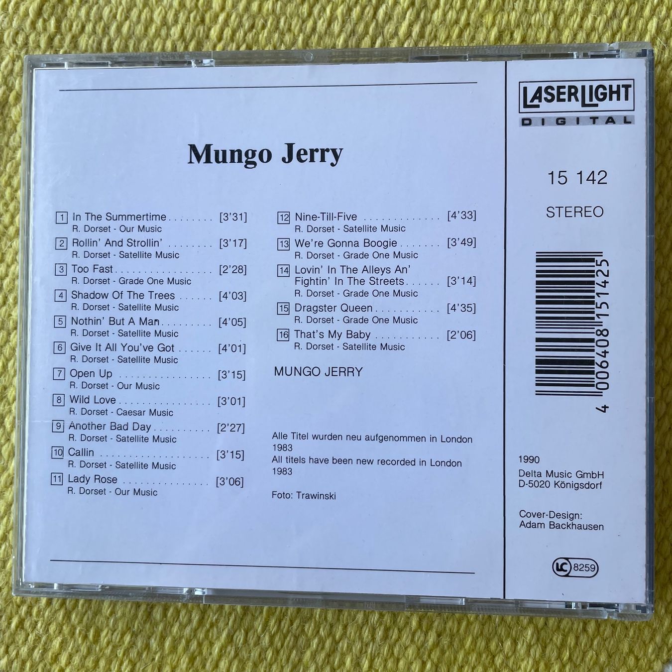 CD: MUNGO JERRY-MUNGO JERRY – Usato da Rorschacherberg venduto da CD-Roli 1