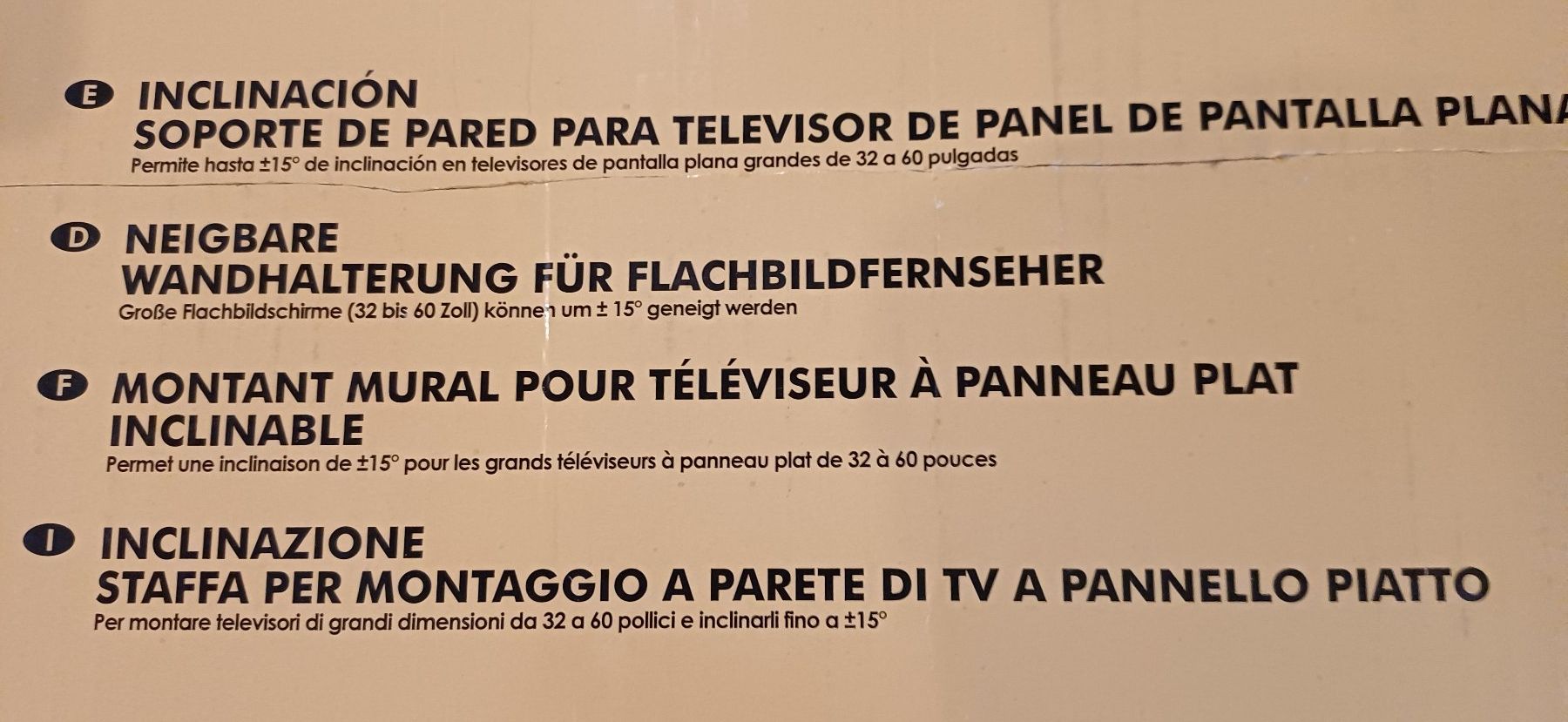 Supporti a parete: TV Wandhalterung – Nuovo (secondo la descrizione) da Diegten venduto da Jnaef 1