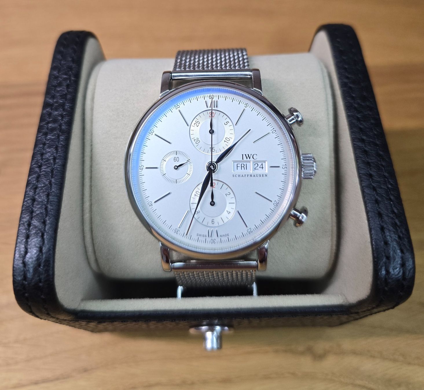 IWC Orologi: IWC Portofino Chronograph, 2018 Fullset – Usato da Gerzensee venduto da Yanick7