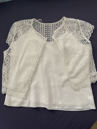 Blanco Evento Top Gr.44/XXL mit Spitze