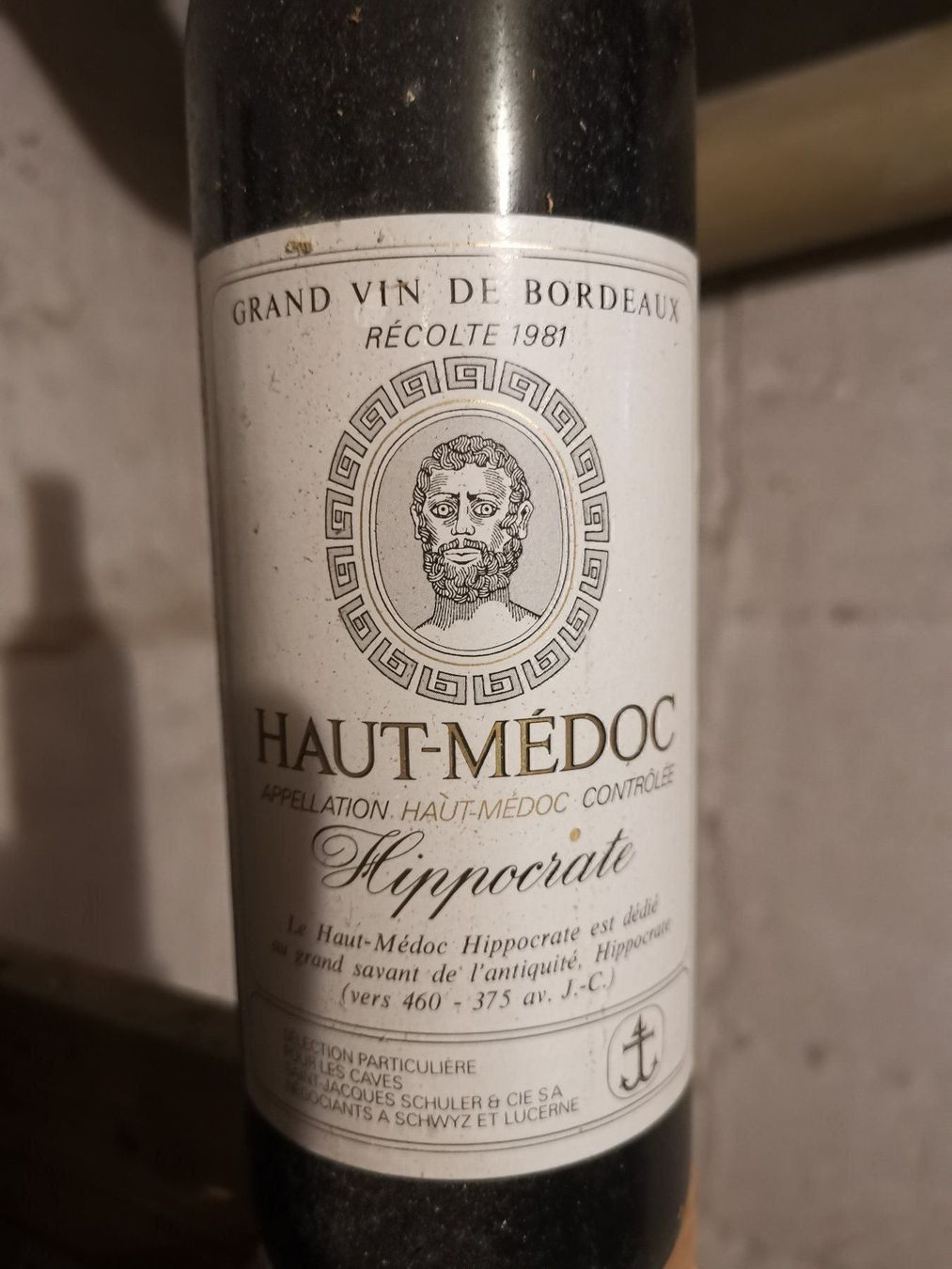 Vino: HAUT-MÉDOC Hippocrate 1981 – Nuovo (secondo la descrizione) da Winterthur venduto da Benz420 1