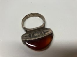 Silberring mit Karneol