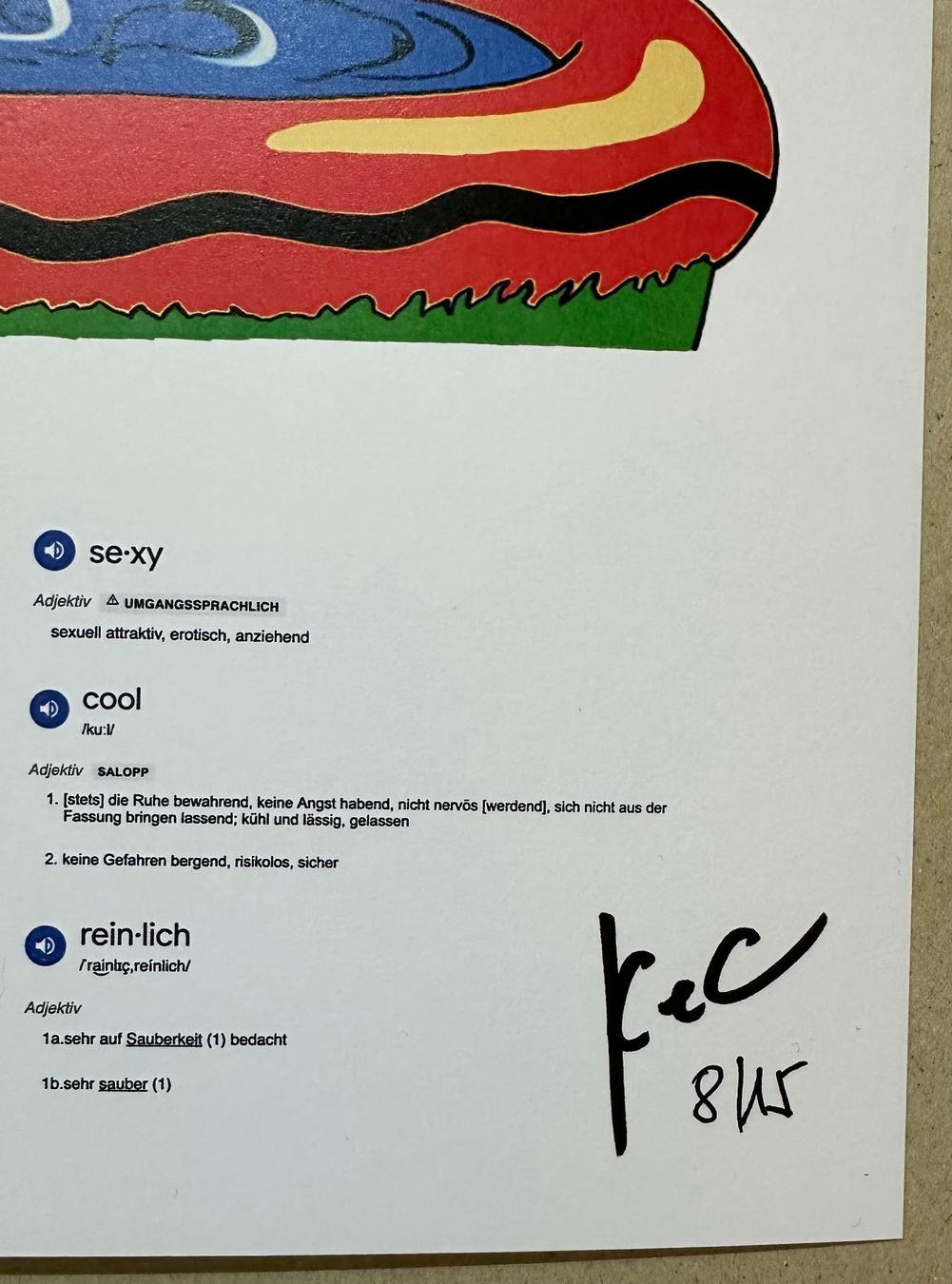 Poster & Bilder: KeC: Snoopy - Pool Boy von Beruf, signiert 8/15 – Neu (gemäss Beschreibung) aus Meilen von Smgdesign 2