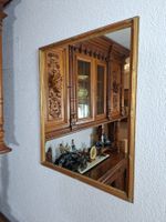 Wandspiegel Gold Holzrahmen Klassisch Antik Stil 65x53