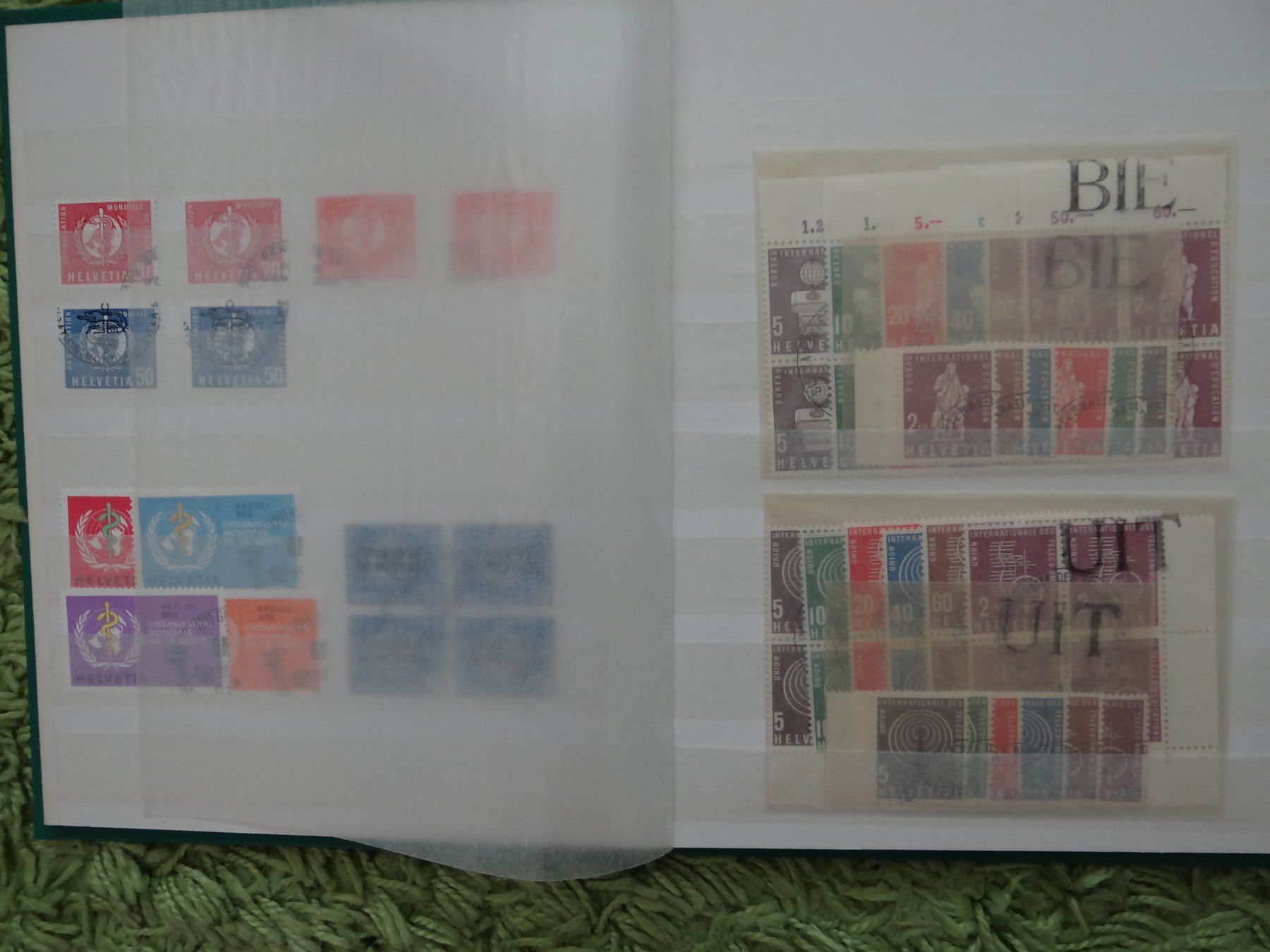 Tutti i francobolli: Tolle Sammlung Dienstmarken/Genfer Ämter ab CHF 1.-- – Usato da Kriens venduto da Na4 3