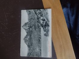 Antike Postkarte Brunnen und die Mythen