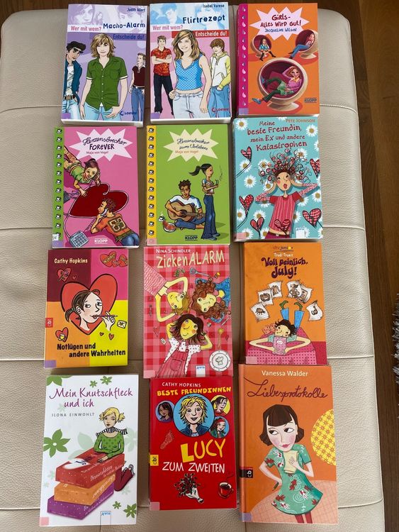 12 Teenager-Mädchen Bücher, M. von Vogel und andere | Kaufen auf Ricardo