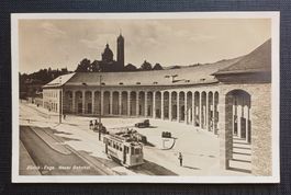 AK Neuer Bahnhof ZÜRICH Enge TRAM Oldtimer 1927
