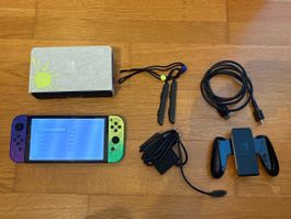 Nintendo Switch Konsole OLED Splatoon Edition