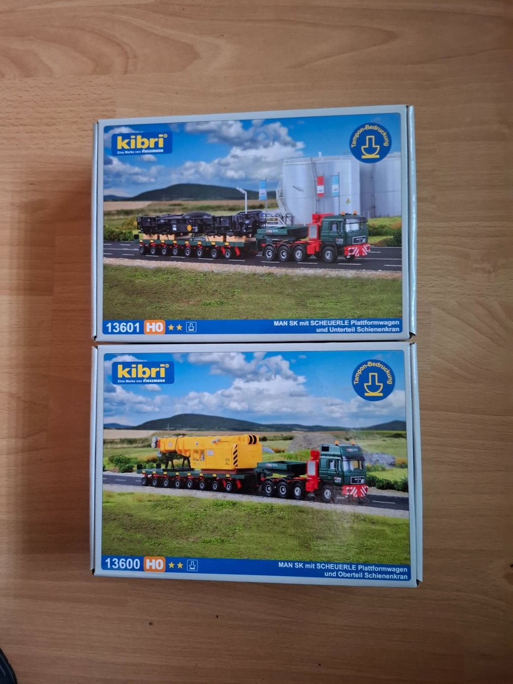 Kibri Modellini di ferrovie: Kibri Lastwagen Set 01 2tlg. – Nuovo (secondo la descrizione) da Halten venduto da ast_mzm8