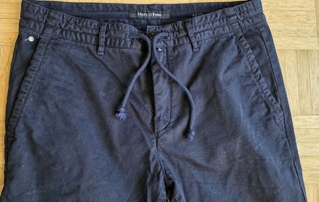 Pantalon bleu marine coton S Marc o polo