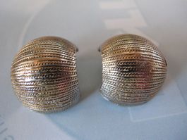 Zeitlos elegante wunderschöne Vintage Ohrclips Guter Zustand