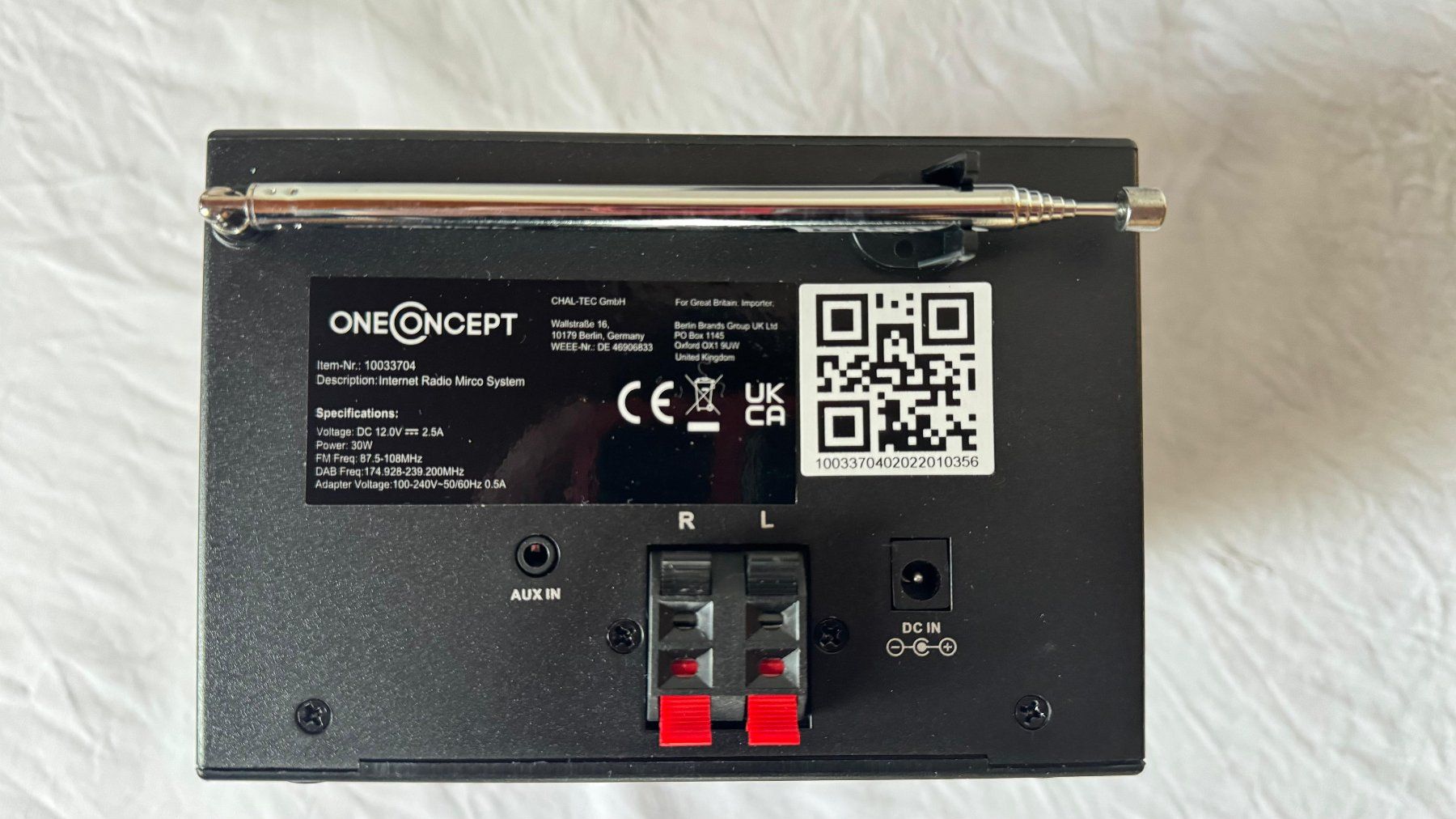 Radios: NEU ! DAB+ Radio System One Concept Streamo1 – Neuf avec emballage d'origine à Henggart par hen_9f22 1