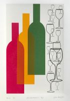 Artwine 43, Jürg Widmer, Siebdruck