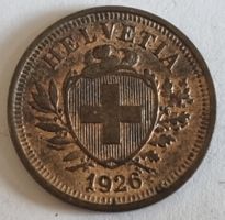 1 RAPPEN JAHR 1926 - SCHWEIZ