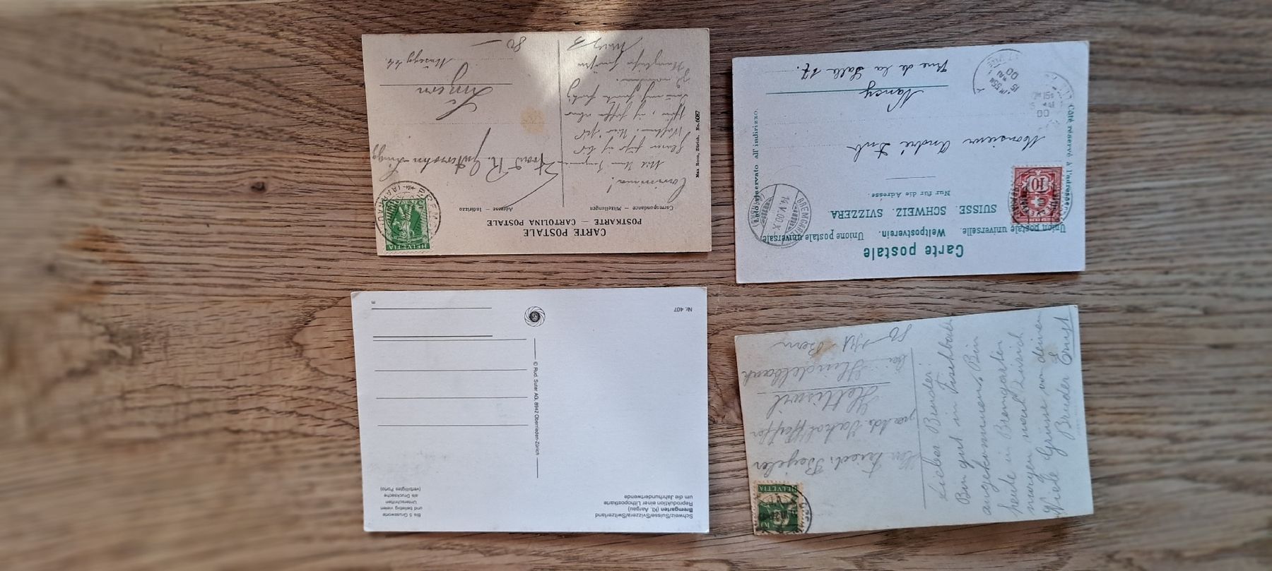 Cartoline postali: Ansichtskarten Konvolut Bremgarten AG – Usato da Künten venduto da Rocchi71 1