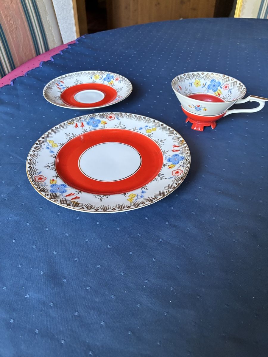 Tasses: Sammeltasse Tillowitz, Teegedeck – D'occasion à Dornach par Rosengarten 6