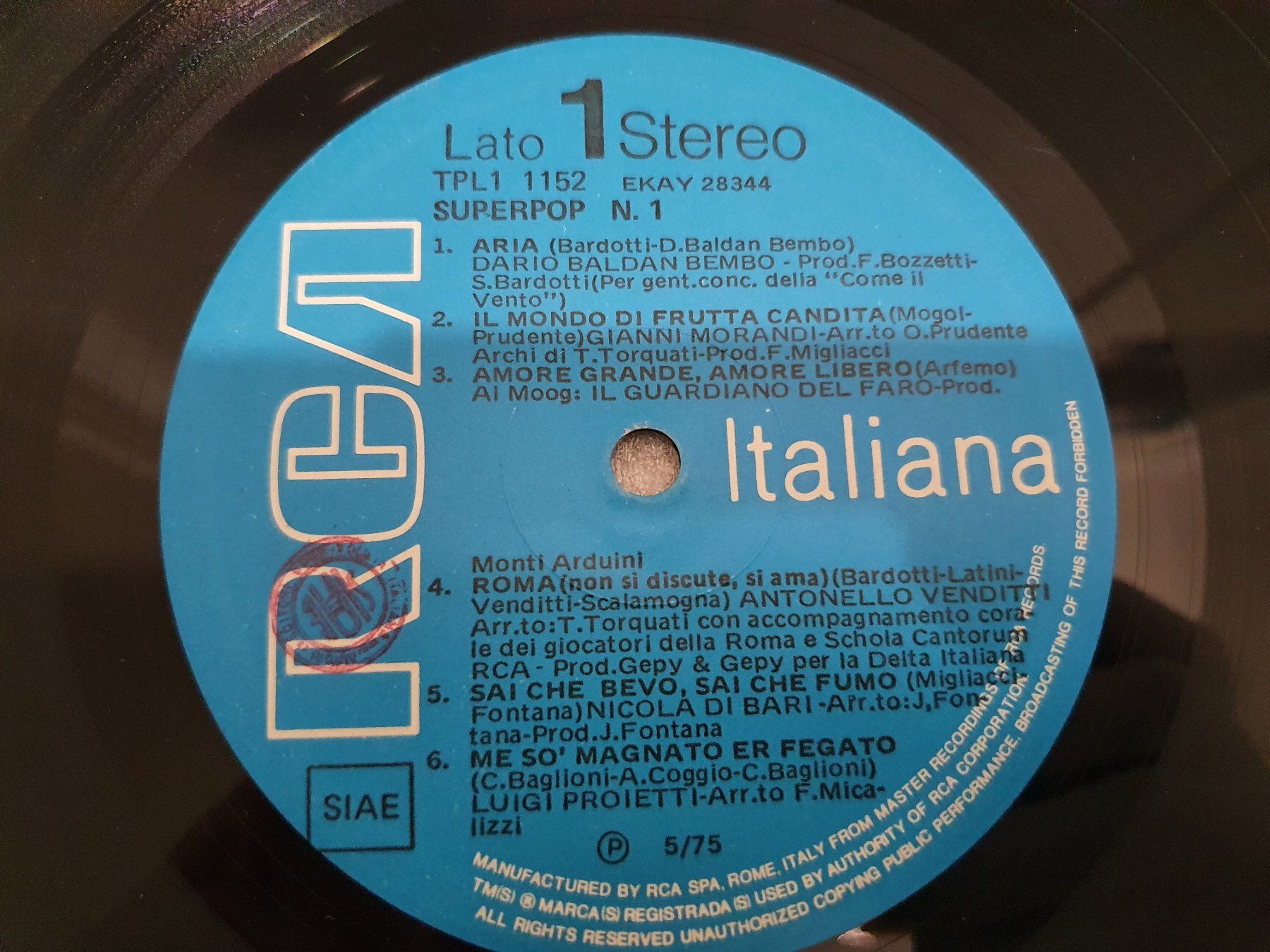 Dischi in vinile: Superpop N. 1 (LP, Rock) – Usato da Uster venduto da Vinyl-Leidenschaft 3