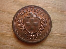 (K1) 1 Rappen 1900 UNZ-