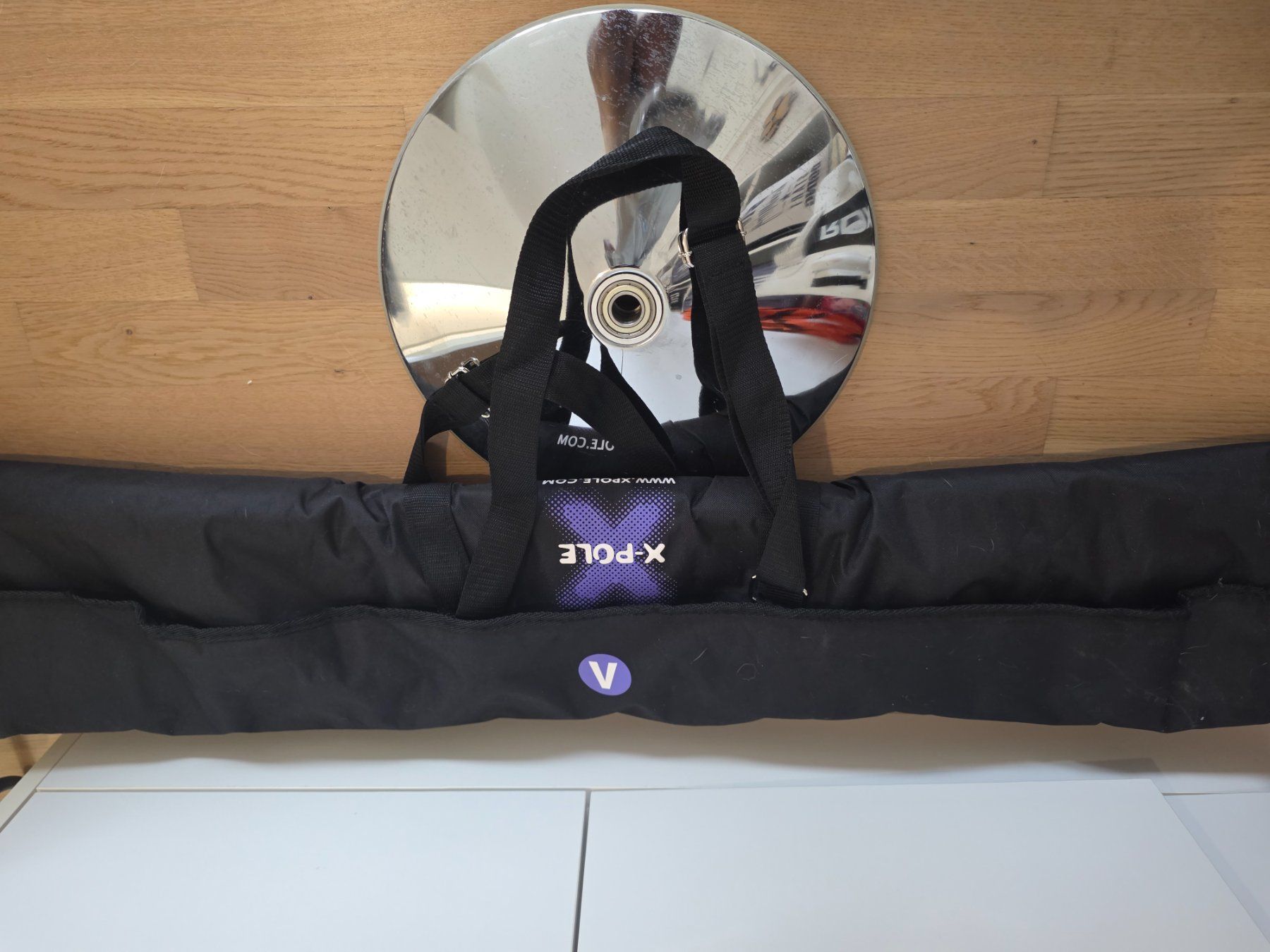 Hometrainer: X-Pole Tanzstange mit Tragetasche, Static, Spinning – Usato da Glattpark(Opfikon) venduto da dra_lw2t