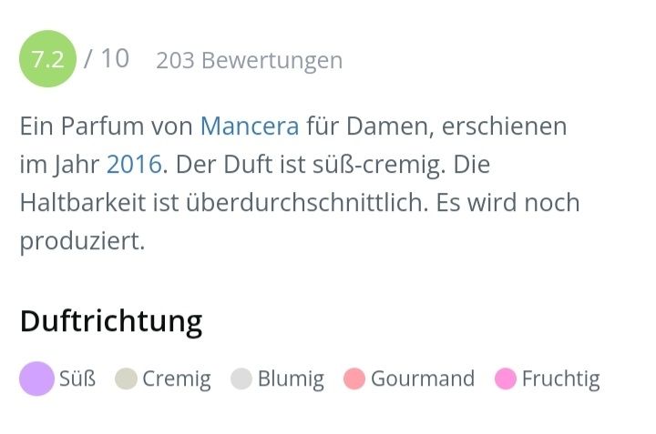 Mancera Profumi & Eau de Toilette: 5 ml COCO VANILLE MANCERA ABFÜLLUNG – Nuovo (secondo la descrizione) da St. Gallen venduto da CaliSunshine 2