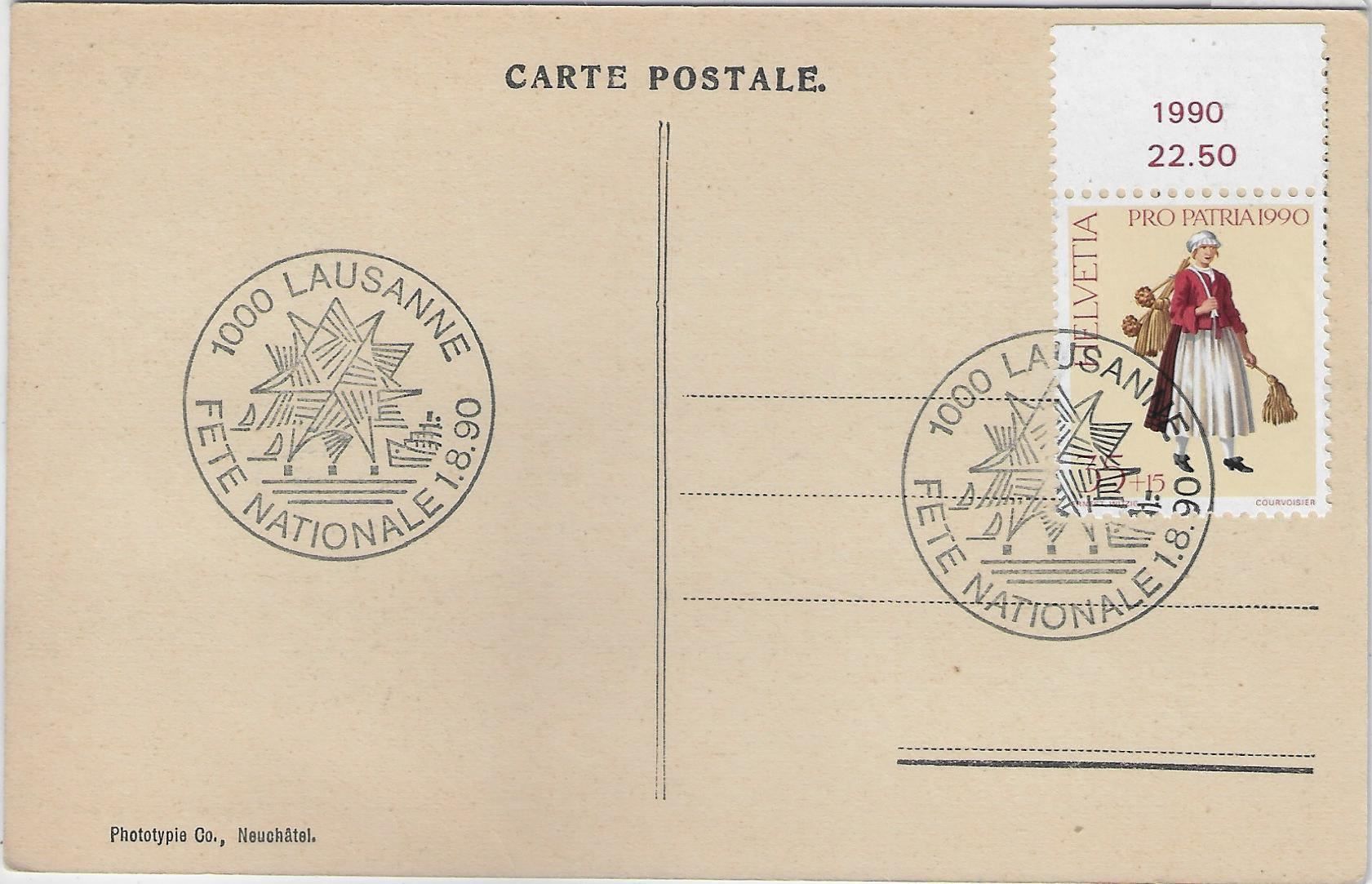 Cartes postales: Lausanne en hiver – D'occasion à Ettingen par Kartenplanet 1