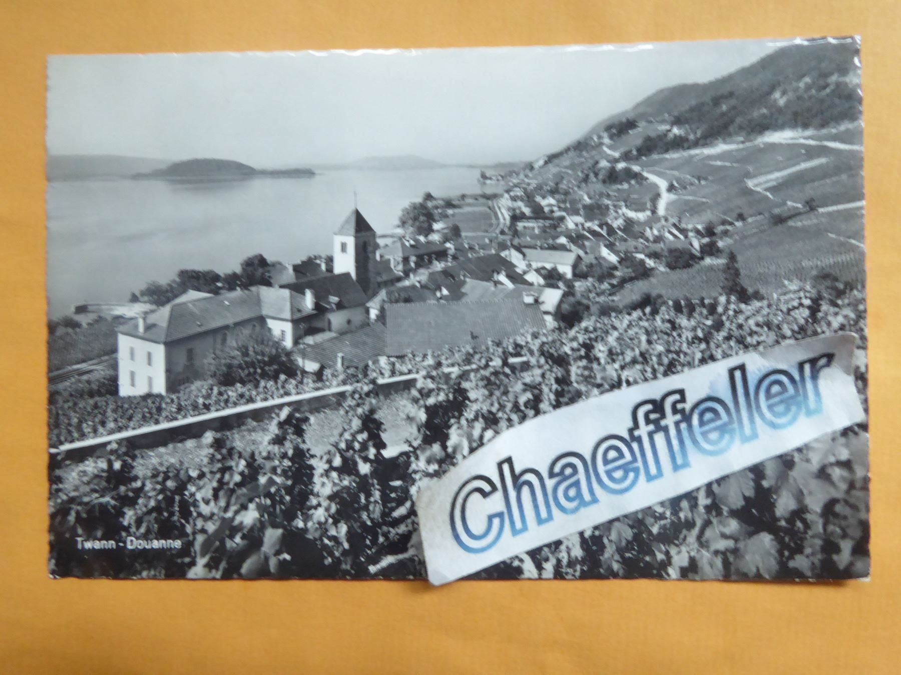 Ansichtskarten: 1962  Twann - Douanne – Gebraucht aus Zürich von Chaeffeler