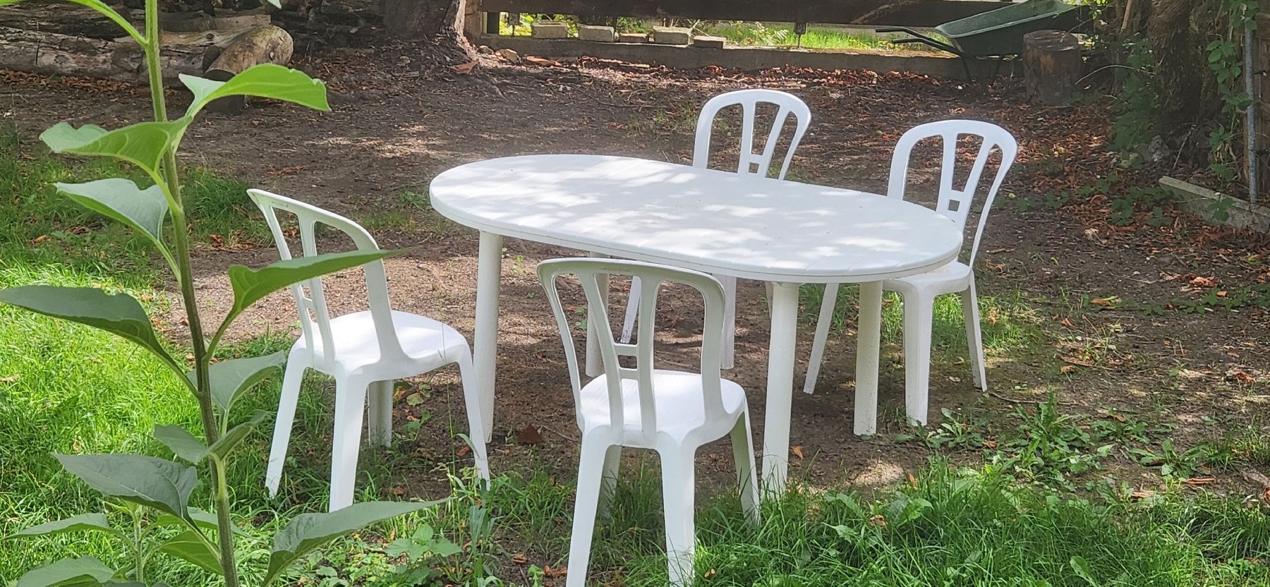 Set de table et chaises: Gartentisch-Set – D'occasion à Bonfol par mai_p9rx